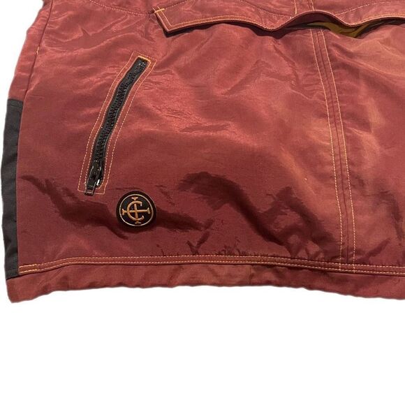 Columbia Convert Quarter Zip Heavy Nylon Hoodie. Tons of Pockets!  Size Large. - Picture 5 of 16